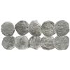 Image 1 : Lot of 5 Potosi, Bolivia, cob 8 reales, Philip III, various assayers (where visible), all Grade 3.