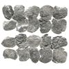 Image 1 : Lot of 10 Potosi, Bolivia, cob 8 reales, Philip III, assayers not visible, Grade 4 (some Grade-3 qua