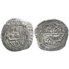 Image 1 : Potosi, Bolivia, cob 2 reales, Philip II, assayer B (3rd period), Grade-1 quality (no Grade on certi