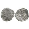 Image 1 : Potosi, Bolivia, cob 2 reales, Philip III, assayer R, Grade 1.