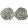 Image 1 : Potosi, Bolivia, cob 2 reales, unique error date "6161" with one 6 backwards (probably 1617 or 1618)