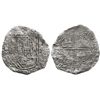 Image 1 : Cartagena, Colombia, cob 8 reales, 16(22)A, mintmark RN to left, rare, probably Grade 2 but tag and