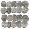 Image 1 : Lot of 10 Potosi, Bolivia, cob 8 reales, Philip II and III, assayers B, R, Q or not visible, Grade 3