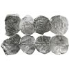 Image 1 : Lot of 4 Mexico City, Mexico, cob 4 reales, Philip IV, assayer D (where visible).