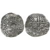Image 1 : Potosi, Bolivia, cob 8 reales, Philip IV, assayer Z, with rare variety of crown-alone countermark on