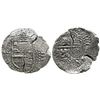 Image 1 : Potosi, Bolivia, cob 8 reales, Philip IV, assayer Z, with crowned-backwards-L countermark on cross (