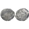 Image 1 : Potosi, Bolivia, cob 8 reales, (1649)O, with two countermarks on cross (rare): crowned T and crowned