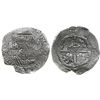 Image 1 : Potosi, Bolivia, cob 8 reales, 1.6.5.(0), assayer O, with rare variety of crown-alone countermark on