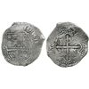 Image 1 : Potosi, Bolivia, cob 8 reales, (165)0O, no countermark (rare).