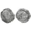 Image 1 : Potosi, Bolivia, cob 8 reales, (1650)O, with crowned-L countermark on cross.