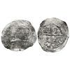Image 1 : Potosi, Bolivia, cob 8 reales, (1650-1)O, with crowned-? countermark on cross.