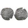 Image 1 : Potosi, Bolivia, cob 8 reales, 1651E, with crowned-? countermark on cross.