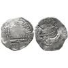 Image 1 : Potosi, Bolivia, cob 8 reales, (165)1E, with rare crown-alone countermark on cross.