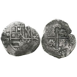 Potosi, Bolivia, cob 2 reales, (1649)O.