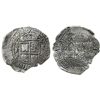 Image 1 : Potosi, Bolivia, cob 8 reales, 1652E transitional Type V/A but with motto as PLVS-VL-(TRA), unique.
