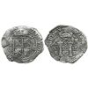 Image 1 : Potosi, Bolivia, cob 8 reales, 1652E transitional Type VII/A.