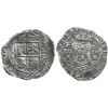 Image 1 : Potosi, Bolivia, cob 4 reales, 1652E transitional, UNLISTED Type with E in center above waves, uniqu