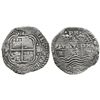 Image 1 : Potosi, Bolivia, cob 8 reales, 1653E, dot-PH-dot at top.