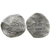 Image 1 : Potosi, Bolivia, cob 8 reales, 1653E, dot-PH-dot at top.