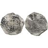 Image 1 : Potosi, Bolivia, cob 8 reales, 1653E, dot-PH-dot at top.
