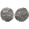 Image 1 : Potosi, Bolivia, cob 8 reales, 1654E, dot-PH-dot at top.