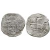 Image 1 : Potosi, Bolivia, cob 4 reales, 1653E, PH at top, rotated-4 denomination.