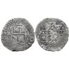 Image 1 : Potosi, Bolivia, cob 4 reales, 1654E, dot-PH-dot at top.