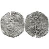 Image 1 : Potosi, Bolivia, cob 8 reales, 1658E, pomegranate above cross.