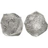 Image 1 : Potosi, Bolivia, cob 8 reales, 1665E, 3 full dates (rare thus).