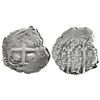 Image 1 : Potosi, Bolivia, cob 1 real, 1667E, encapsulated ANACS F 12, with name of wreck stated in slab.