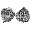 Image 1 : Potosi, Bolivia, cob 2 reales, 1692VR, extremely rare provenance.