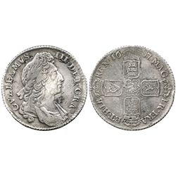 London, England, shilling, William III (first bust), 1697.