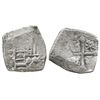 Image 1 : Mexico City, Mexico, cob 4 reales, Philip V, assayer J, Plate Coin in 1973 "Treasure of the Spanish