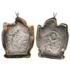 Image 1 : Mexico City, Mexico, cob 4 reales, Philip V, assayer not visible, mounted in 18K(?) gold pendant.