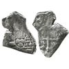 Image 1 : Mexico City, Mexico, cob 4 reales, Philip V, assayer not visible, interesting shape.