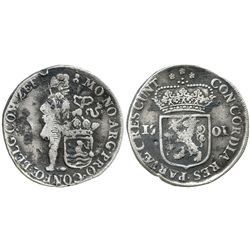 Zeeland, United Netherlands, silver ducat, 1701.