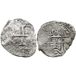 Potosi, Bolivia, cob 8 reales, 1728M.