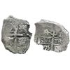 Image 1 : Potosi, Bolivia, cob 4 reales, 1725Y, (Louis I), very rare.