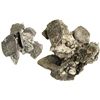 Image 1 : Impressive clump of about 15 small silver cobs and many small pebbles.