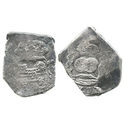 Guatemala, cob 8 reales, (1)737(J).
