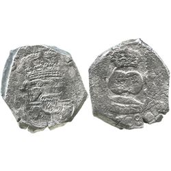 Guatemala, cob 8 reales, (1)738J.