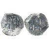 Image 1 : Potosi, Bolivia, cob 2 reales, 1669E, encapsulated NGC genuine, with name of wreck in slab.