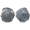 Image 1 : Potosi, Bolivia, cob 2 reales, 1671/0E, encapsulated NGC genuine, with name of wreck in slab.