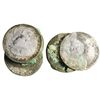 Image 1 : Clump of 4 Spanish colonial bust 8 reales of Charles IV (probably all Lima, 1800IJ).