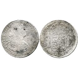 Mexico City, Mexico, bust 8 reales, Charles IV, 1804TH.