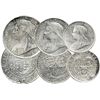 Image 1 : Set of 3 New Zealand Victorian silver coins dated 1900 (1/2 crown, 2 shillings and 1 shilling).