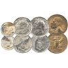 Image 1 : Lot of 4 Philippines coins/medal: two silver 1 pesos, 1936, Roosevelt and Quezon; one silver 50 cent