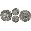 Image 1 : Mexico City, Mexico, 3 reales, Charles-Joanna, "Early Series," assayer Gothic R at bottom between pi