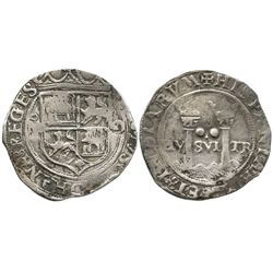 Mexico City, Mexico, 2 reales, Charles-Joanna, "Late Series," assayer O to right, mintmark M to left