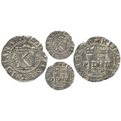 Mexico City, Mexico, 1/2 real, Charles-Joanna, "Late Series," assayer O (oM-o-o), P-LV-S across midd